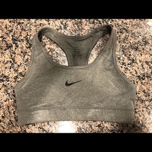 Grey Nike Sports Bra